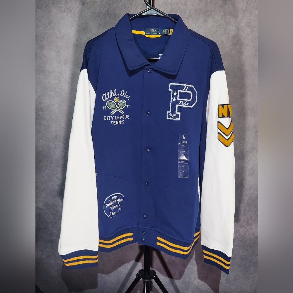 Polo Ralph Lauren City League Athletic division Tennis Letterman 2xl